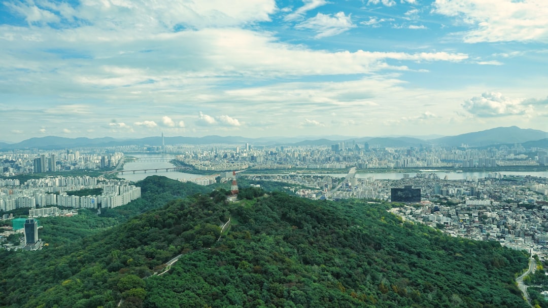 N Seoul Tower city view