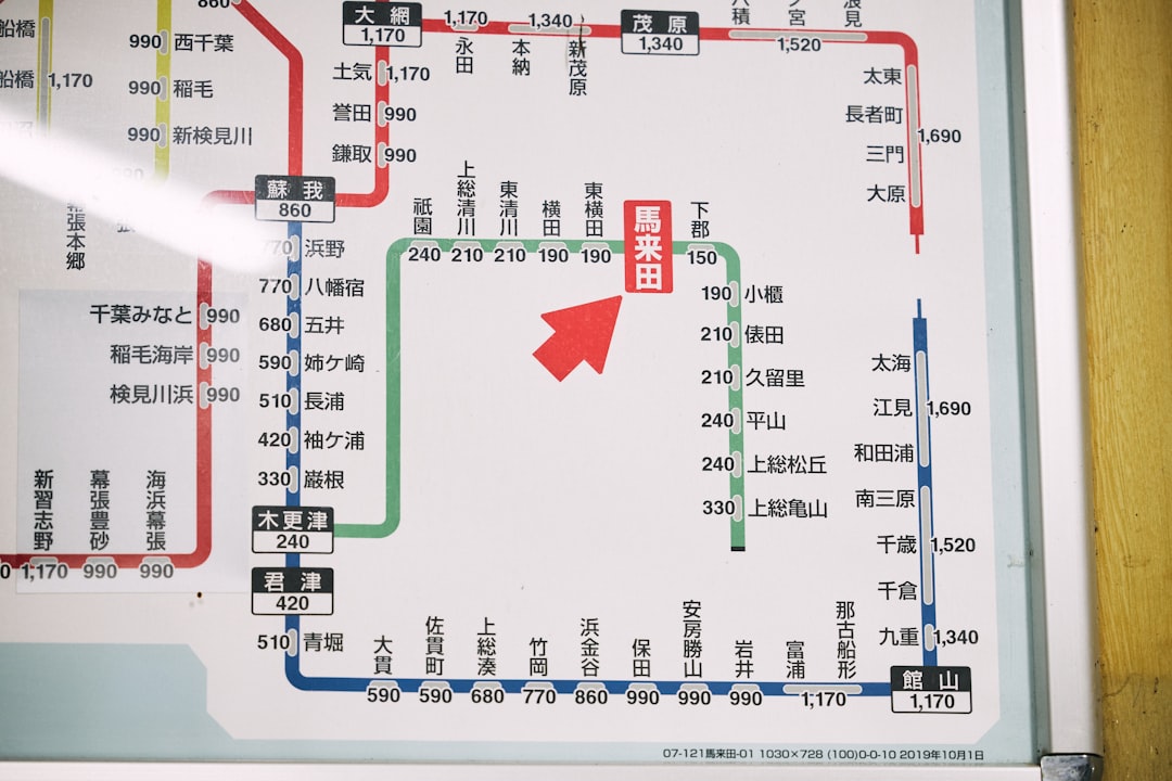 Tokyo subway map