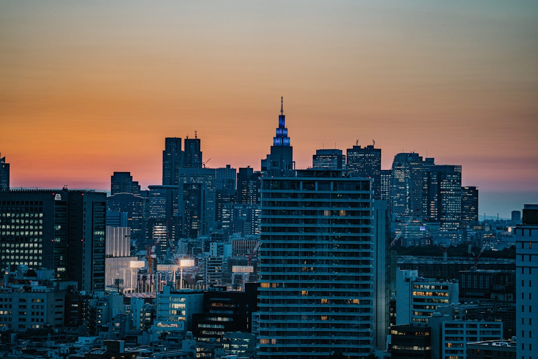 Tokyo Shinjuku skyline hotel